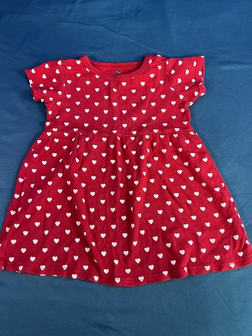 Hudson Baby Toddler Girl Heart Cotton Dress 5T